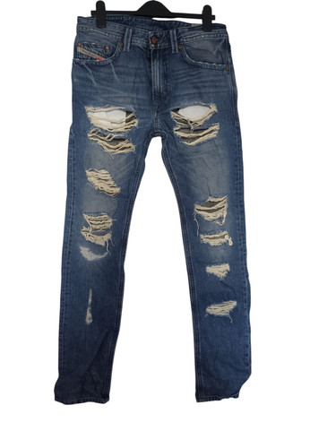 Jeans diesel thavar - 0846y, uomo